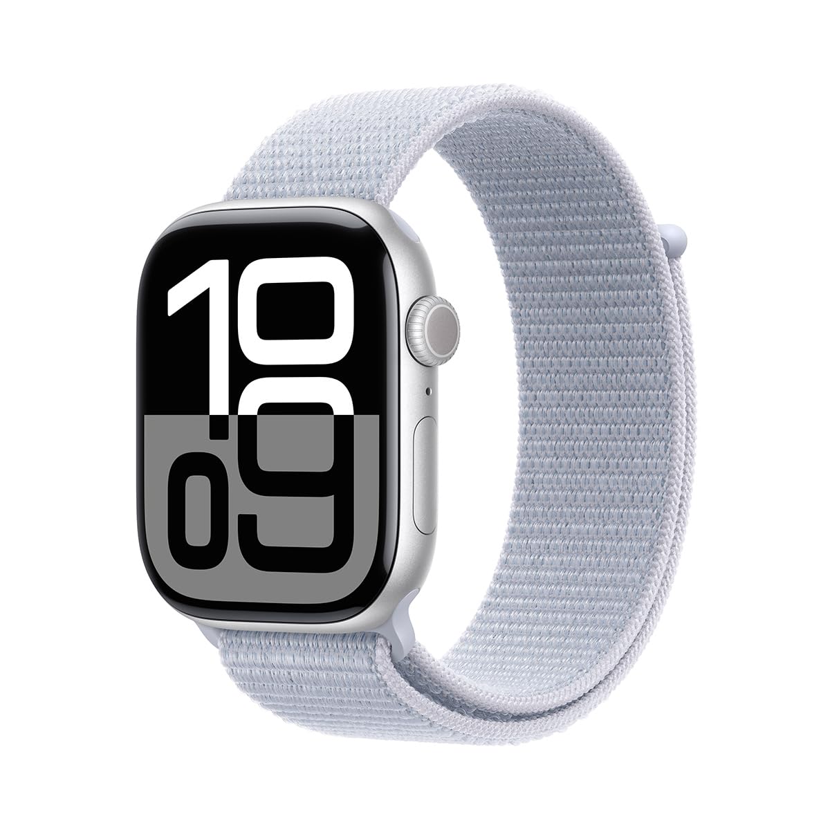 Apple Watch Series 10 [GPS + Cellular, 42mm] - Jet Black Aluminum Case with Black Sport Band, S/M (Renewed)