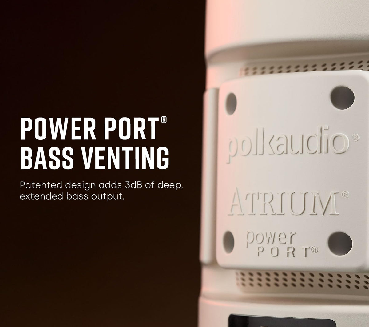 Polk Audio Atrium 4 Weatherproof Outdoor Speakers with Powerful Bass (Pair, Black), All-Weather Durability, Broad Sound Coverage, Speed-Lock Mounting