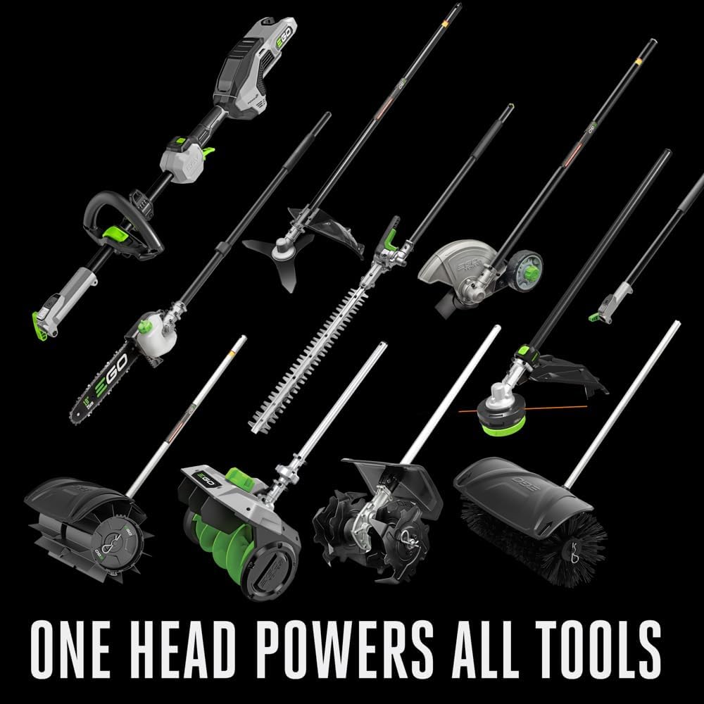 EGO Power+ MHC1603 Multi-Head Combo Kit 16-Inch 56-Volt Carbon Fiber String Trimmer with POWERLOAD & 8-Inch Carbon Fiber Edger Attachment & 56-Volt