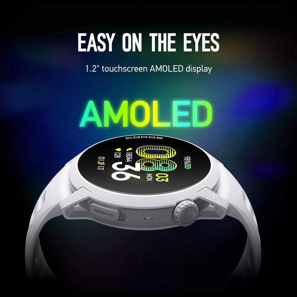 COROS PACE 4 Ultralight Sport GPS Watch, 1.2" AMOLED Touchscreen,19 days of daily use, Voice Features, Advanced Training Tools, GPS, Heart Rate
