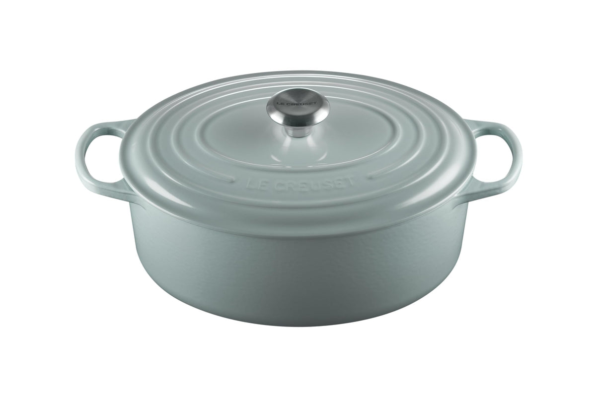 Le Creuset Enameled Cast Iron Signature Oval Dutch Oven, 8 qt., Cerise