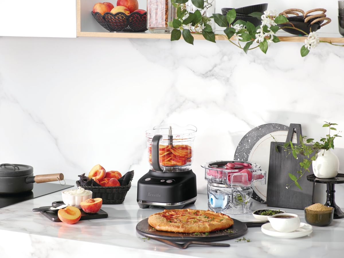 Breville BFP638 Paradice 9 Cup Food Processor and Dicer, Small, Black Truffle