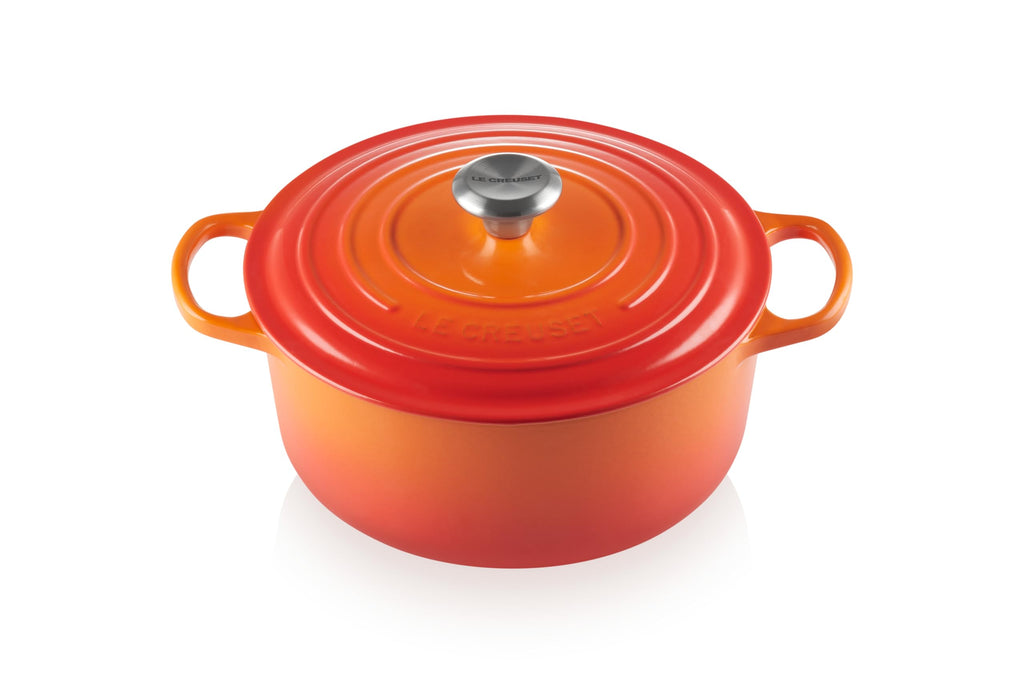 Le Creuset Enameled Cast Iron Signature Round Dutch Oven, 7.25 qt., Caribbean