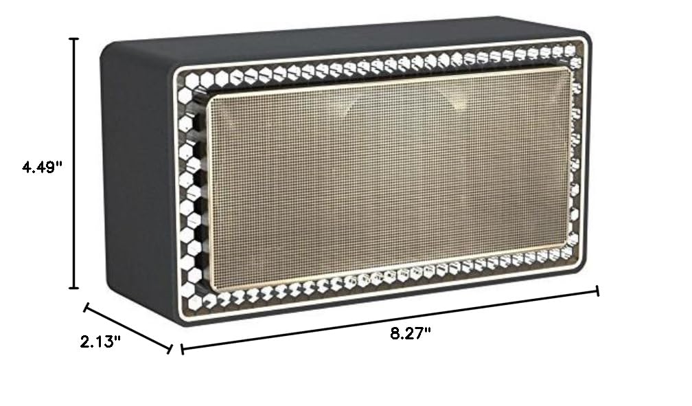 Bowers & Wilkins T7 Portable Bluetooth Speaker, Excellent Bass, Gold Edition