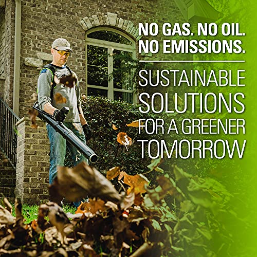 Greenworks 80V (750 CFM) Backpack Blower, 4.0Ah Battery and 4A Charger