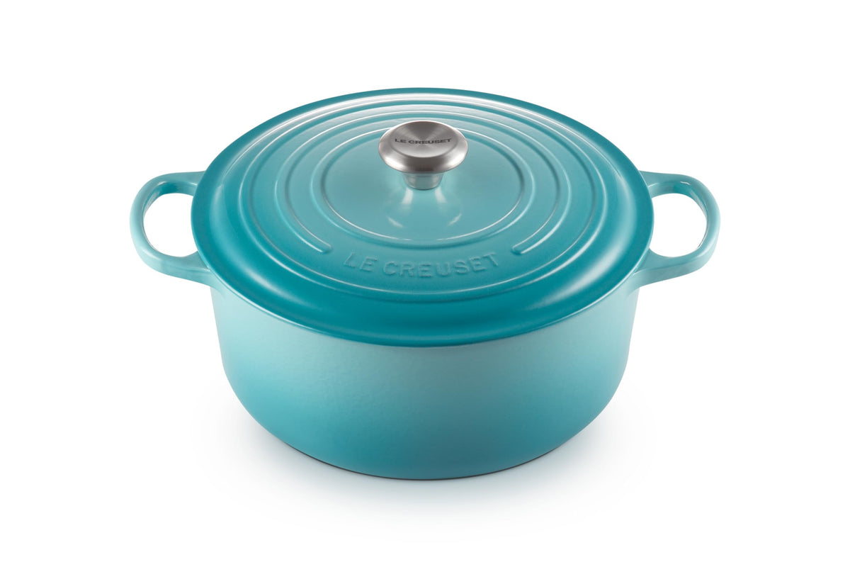 Le Creuset Enameled Cast Iron Signature Round Dutch Oven, 7.25 qt., Licorice