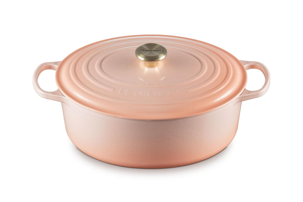 Le Creuset Enameled Cast Iron Signature Oval Dutch Oven, 8 qt., Cerise