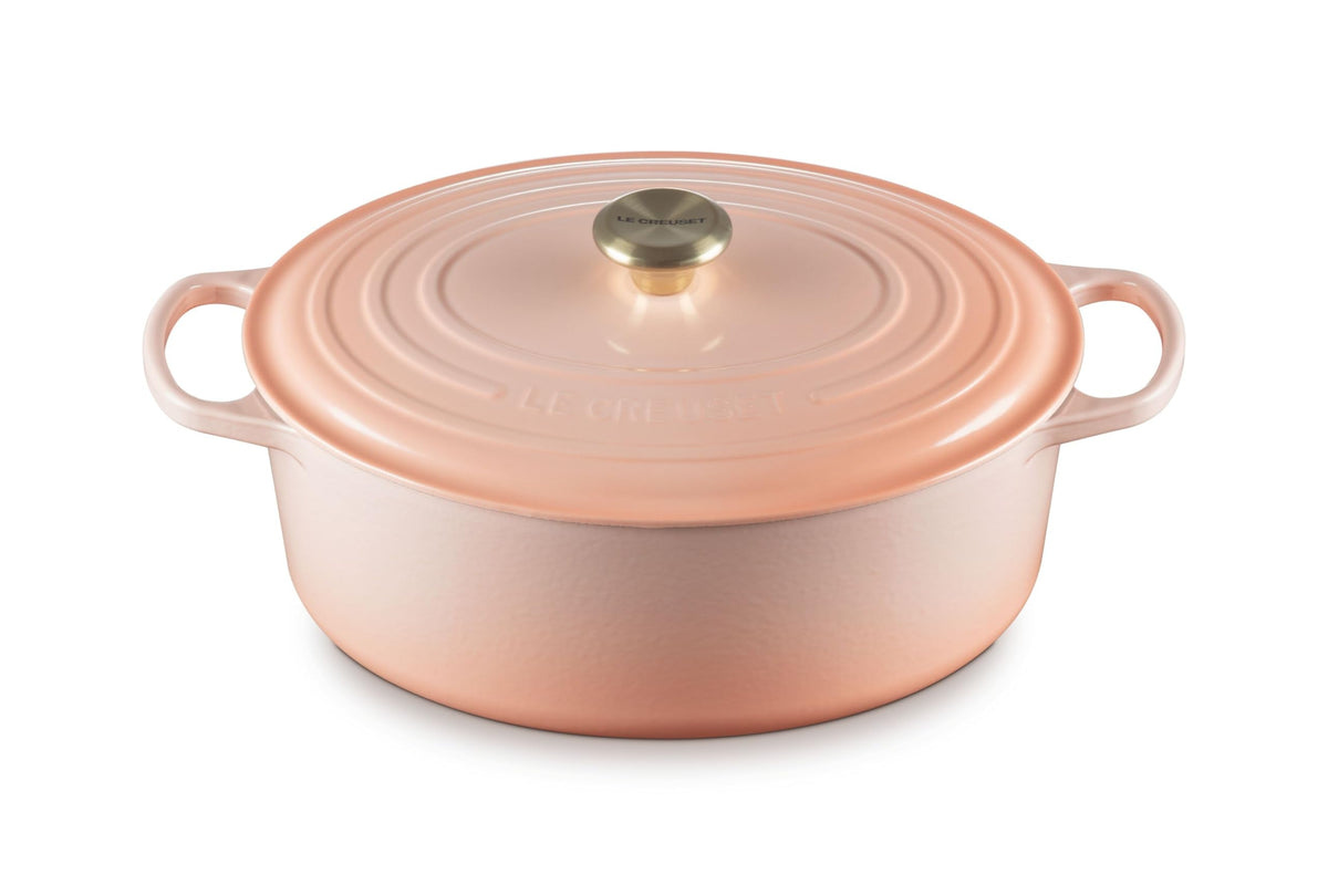 Le Creuset Enameled Cast Iron Signature Oval Dutch Oven, 8 qt., Cerise