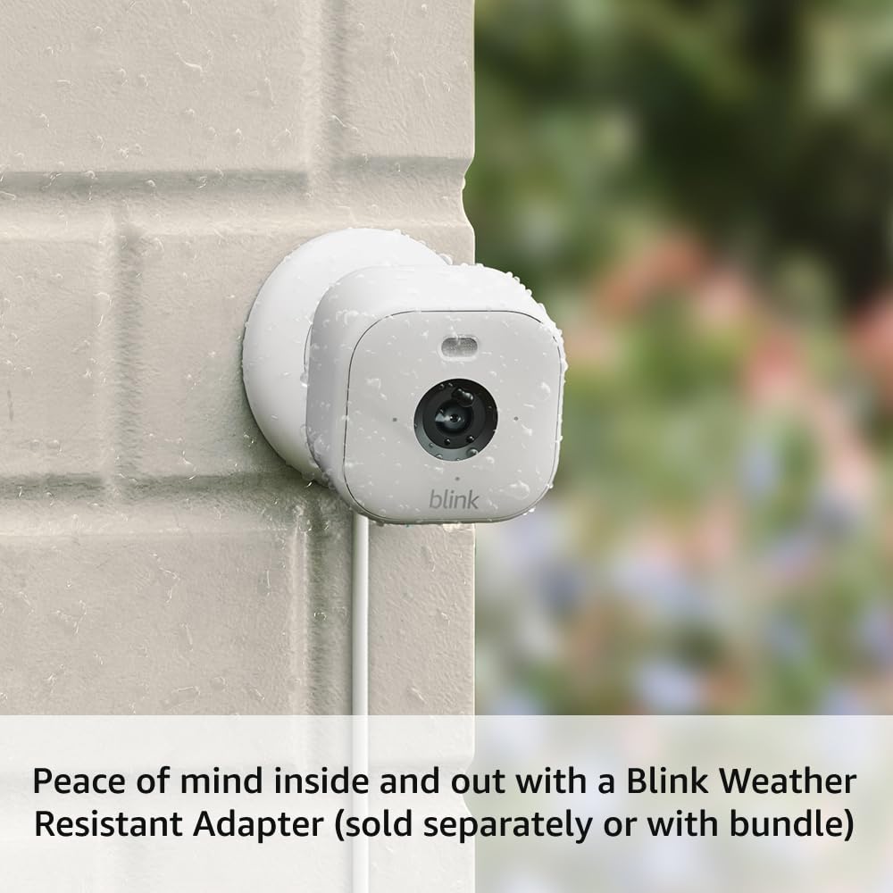 Blink Mini 2  Home Security & Pet Camera with HD video, color night view, motion detection, two-way audio, and built-in spotlight  1 camera (White)