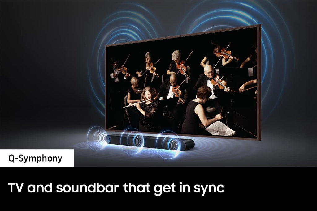 SAMSUNG S60D 5.0ch Soundbar w/Wireless Dolby Atmos Audio, All-in-One Design, Q-Symphony, SpaceFit Sound Pro, Adaptive Sound, Game Mode Pro with Alexa