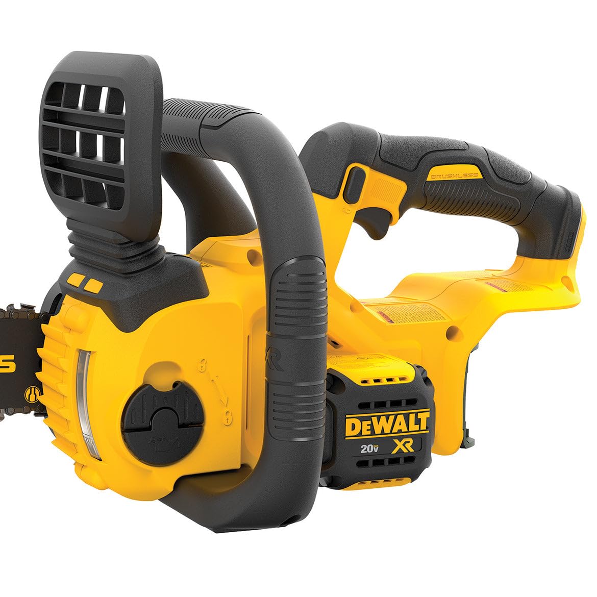 DEWALT 20V MAX* XR Chainsaw Kit, 5-Ah Battery, 12-Inch (DCCS620P1)