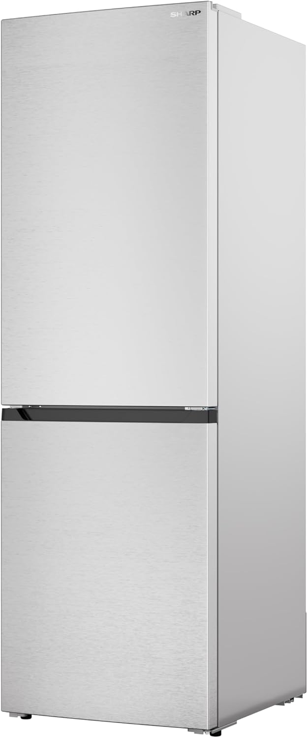 Sharp SJB1255GS Bottom-Freezer Counter-Depth Refrigerator, 24 Inch, 11.5 Cubic Foot, Garage Ready