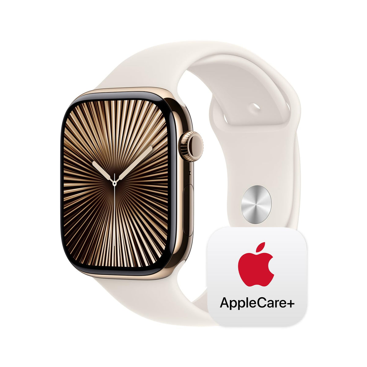 Apple Watch Series 10 [GPS 46mm case] Smartwatch with Jet Black Aluminum Case with Black Sport Band - M/L. Fitness Tracker, ECG App, Always-On Retina