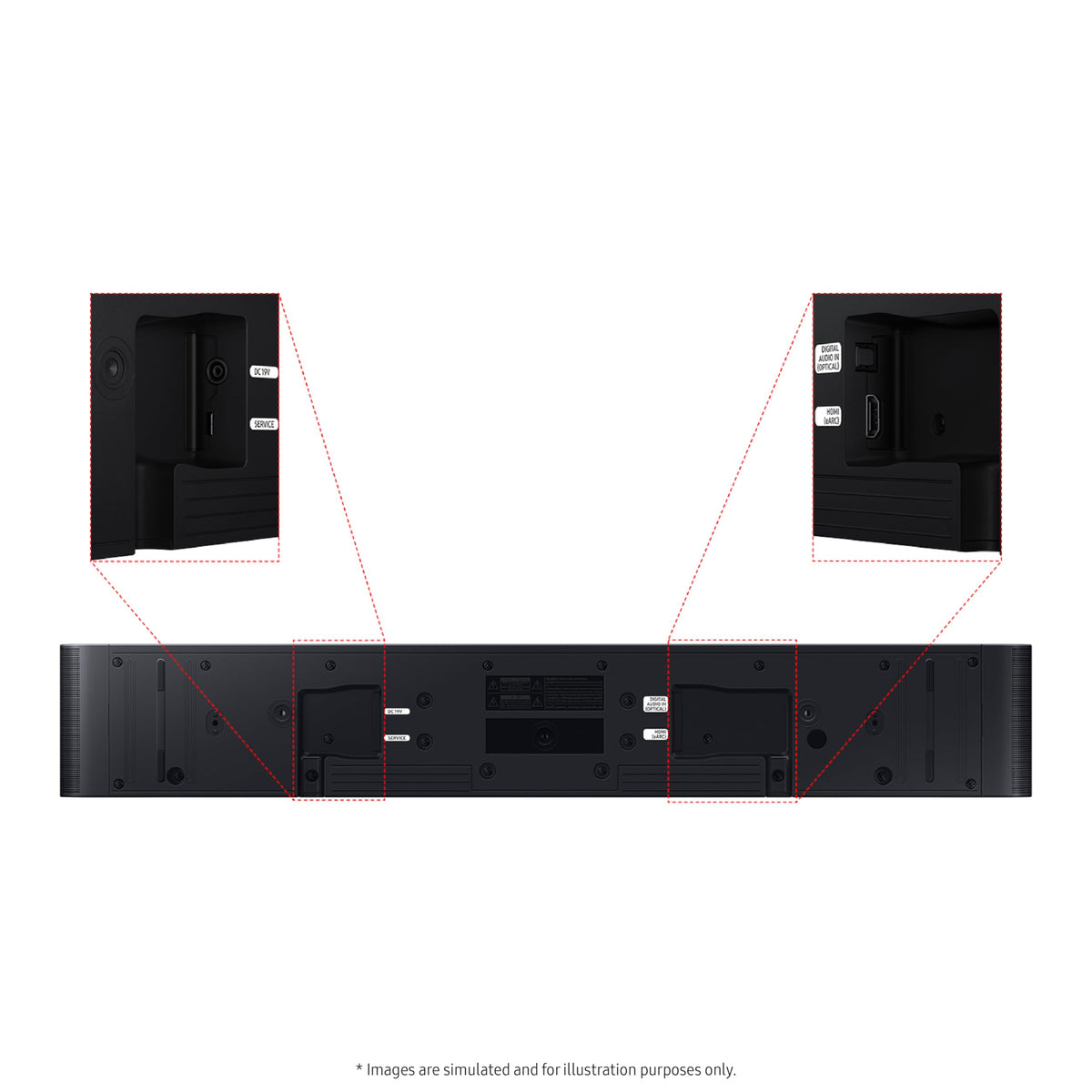SAMSUNG S60D 5.0ch Soundbar w/Wireless Dolby Atmos Audio, All-in-One Design, Q-Symphony, SpaceFit Sound Pro, Adaptive Sound, Game Mode Pro with Alexa