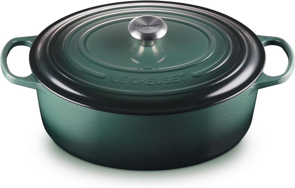 Le Creuset Enameled Cast Iron Signature Oval Dutch Oven, 8 qt., Artichaut