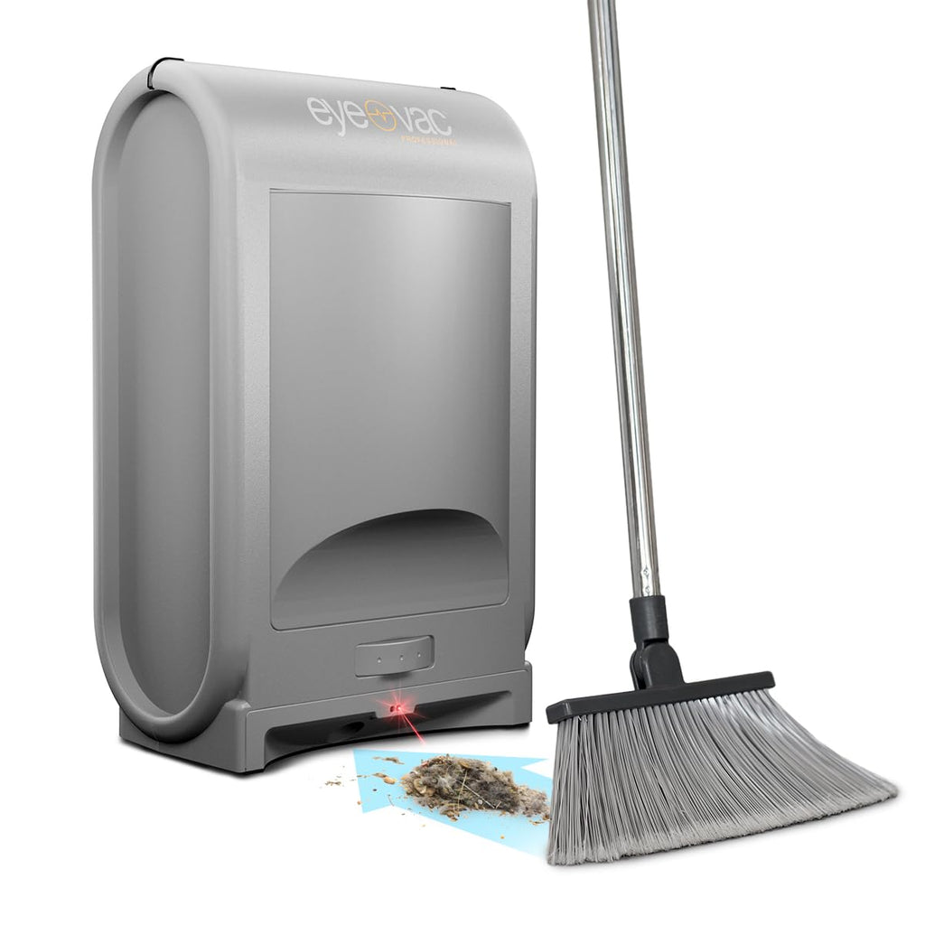 EyeVac Pro Touchless Vacuum Automatic Dustpan - Ultra Fast & Powerful - Great for Sweeping Salon Pet Hair Food Dirt Kitchen, Corded Canister Vacuum