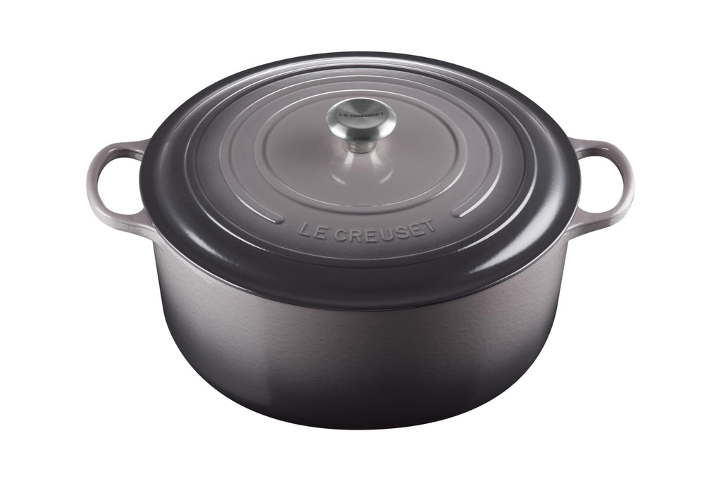 Le Creuset Enameled Cast Iron Signature Round Dutch Oven, 7.25 qt., Licorice