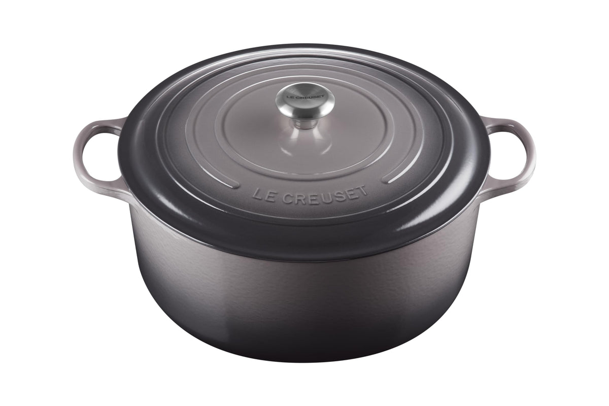 Le Creuset Enameled Cast Iron Signature Round Dutch Oven, 7.25 qt., Licorice