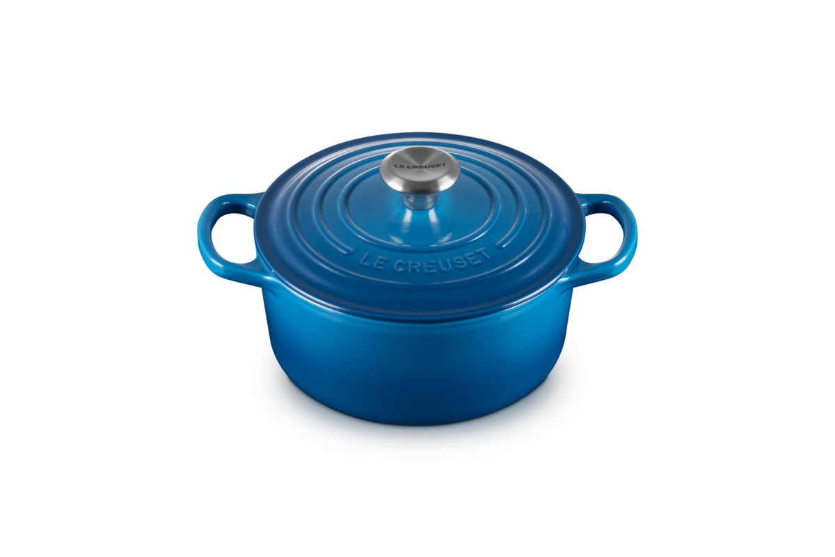 Le Creuset Enameled Cast Iron Signature Round Dutch Oven, 7.25 qt., Licorice