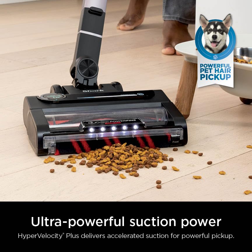 Shark Stratos Cordless Vacuum with Clean Sense IQ and Odor Neutralizer, MultiFlex Wand, Includes Crevice Tool & Anti-Allergen Brush, Up To 60 Minute