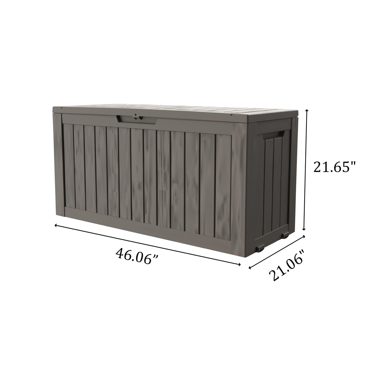 Mersco 320 Gallon Double-Wall Resin Deck Box - Lockable Waterproof Outdoor Storage Box, 1000lbs Capacity & Doubles as Seating for Patio Furniture