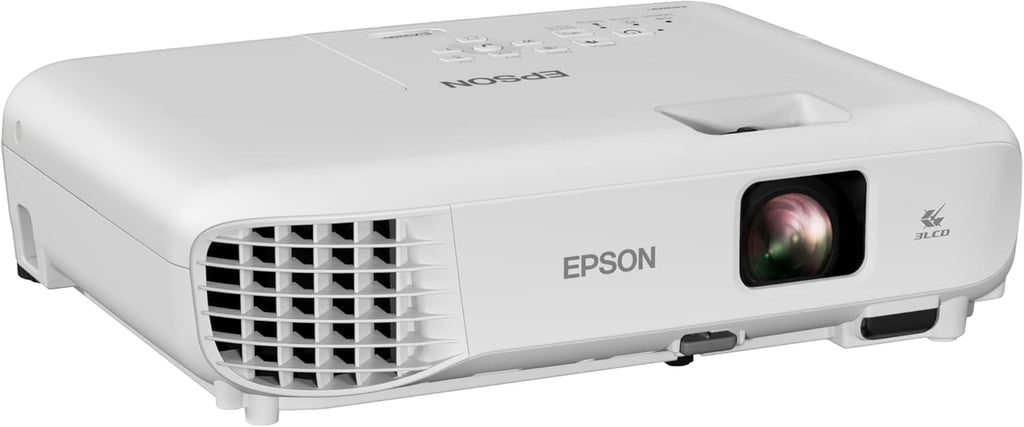 Epson EX3290 3-Chip 3LCD WXGA Projector, 4,000 Lumens High Color Brightness, 4,000 Lumens White Brightness, 2x HDMI, Built-in Speaker
