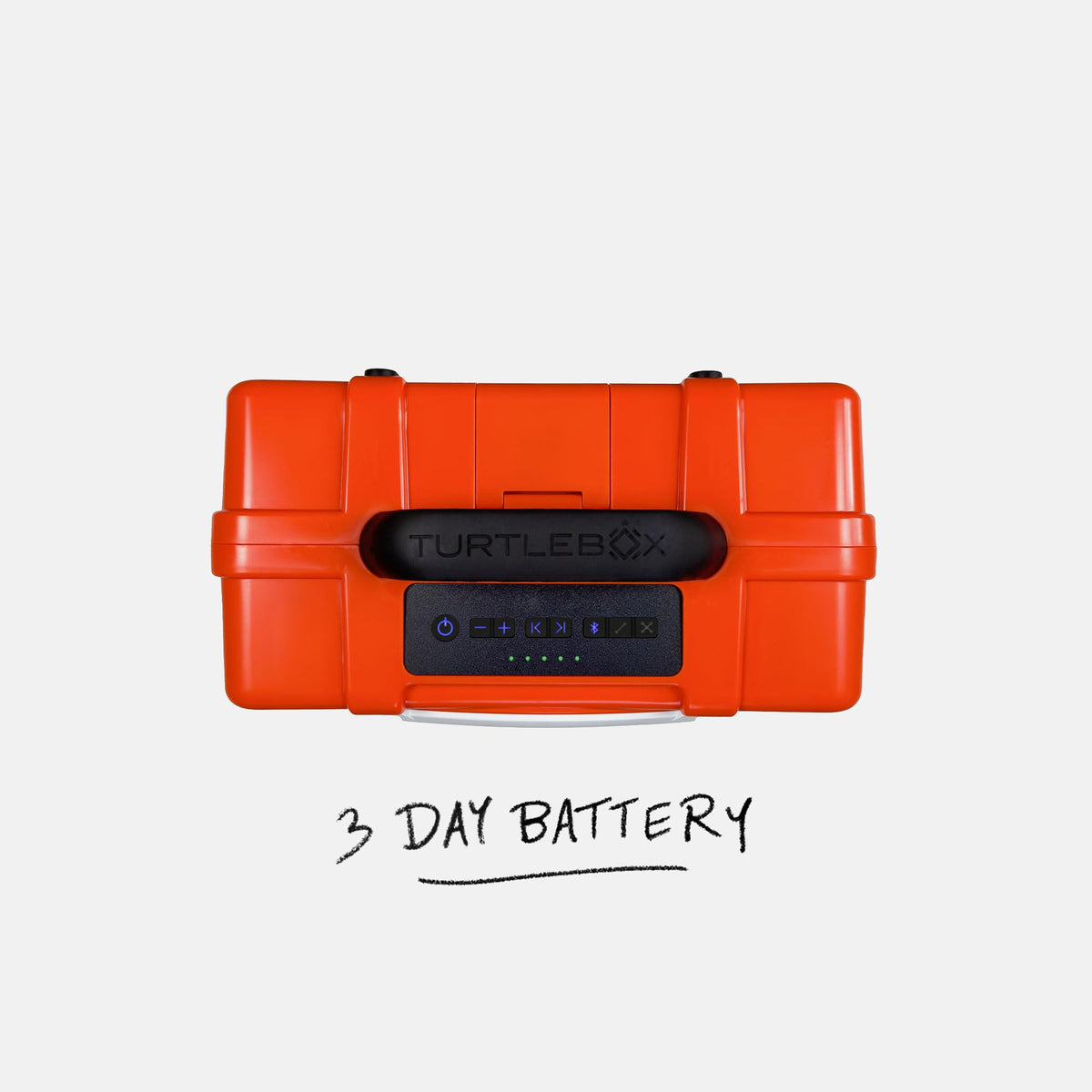 Turtlebox Original Gen 3: Portable Outdoor Bluetooth Speaker C Ultra-Loud (120dB), Waterproof (IP67), Rugged, Impact-Resistant, 3-Day Battery | Party