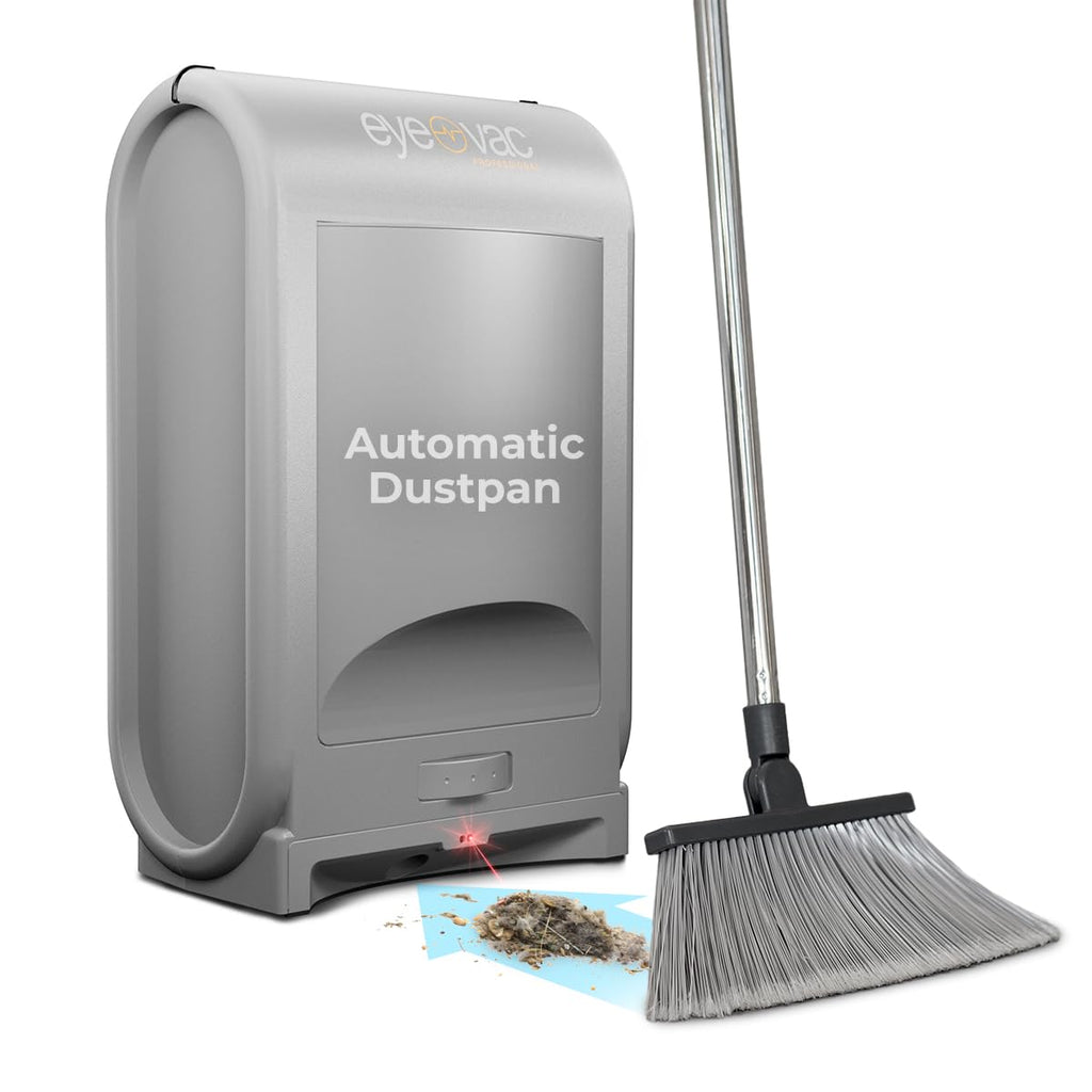 EyeVac Pro Touchless Vacuum Automatic Dustpan - Ultra Fast & Powerful - Great for Sweeping Salon Pet Hair Food Dirt Kitchen, Corded Canister Vacuum