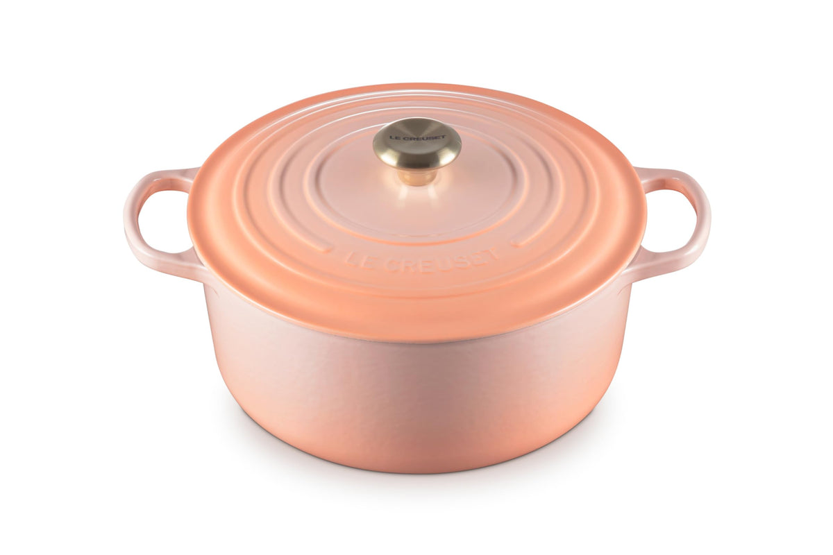 Le Creuset Enameled Cast Iron Signature Round Dutch Oven, 7.25 qt., Licorice