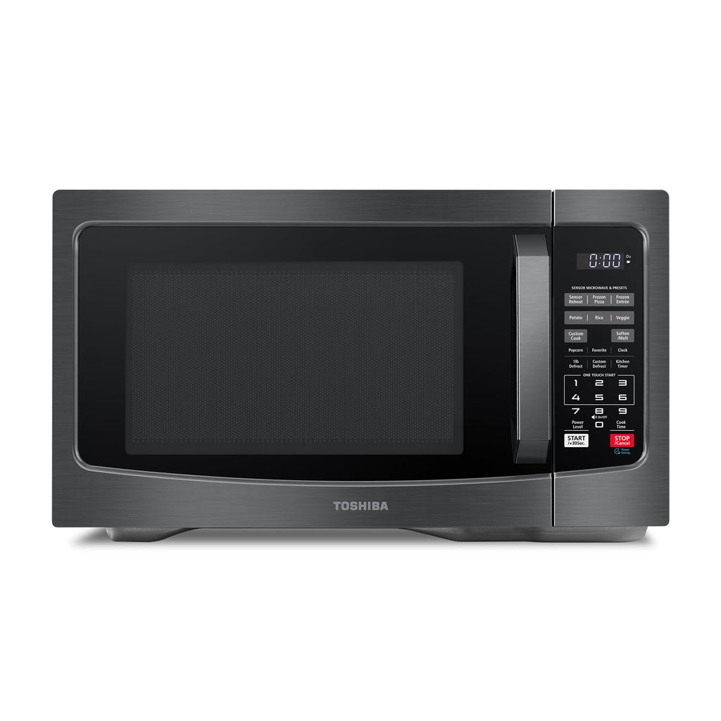 TOSHIBA Air Fryer Combo 8-in-1 Countertop Microwave Oven, with Convection, Broil, Odor Removal Mode, 12.4" Position Memory Turntable, Child-Lock, 1.0