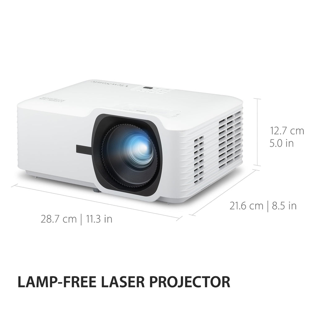 ViewSonic LS740HD 5000 Lumens 1080p Laser Projector with 1.3x Optical Zoom, H/V Keystone, 4 Corner Adjustment, and 360 Degrees Projection for
