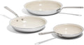 Made In Cookware - 3-Piece (Includes 8",10",12") Ceramic Non Stick Frying Pan Set (Stainless Handle) - 5-Ply Stainless Clad with Stay-Cool Handle