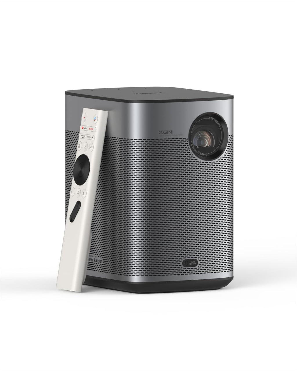 XGIMI Halo+ GTV NEW Portable Projector, Google TV with Licensed Netflix, 700 ISO Lumens, 2 x 5W Harman Kardon Speakers, Auto Focus, ISA, Wi-Fi, Built