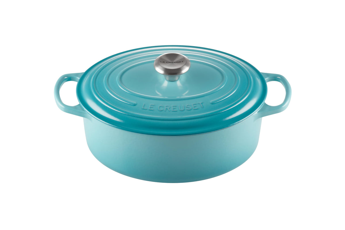 Le Creuset Enameled Cast Iron Signature Oval Dutch Oven, 8 qt., Cerise