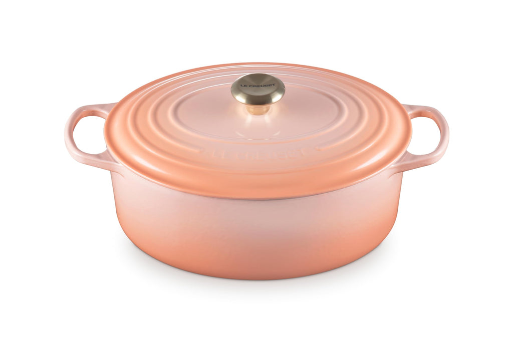 Le Creuset Enameled Cast Iron Signature Oval Dutch Oven, 8 qt., Cerise