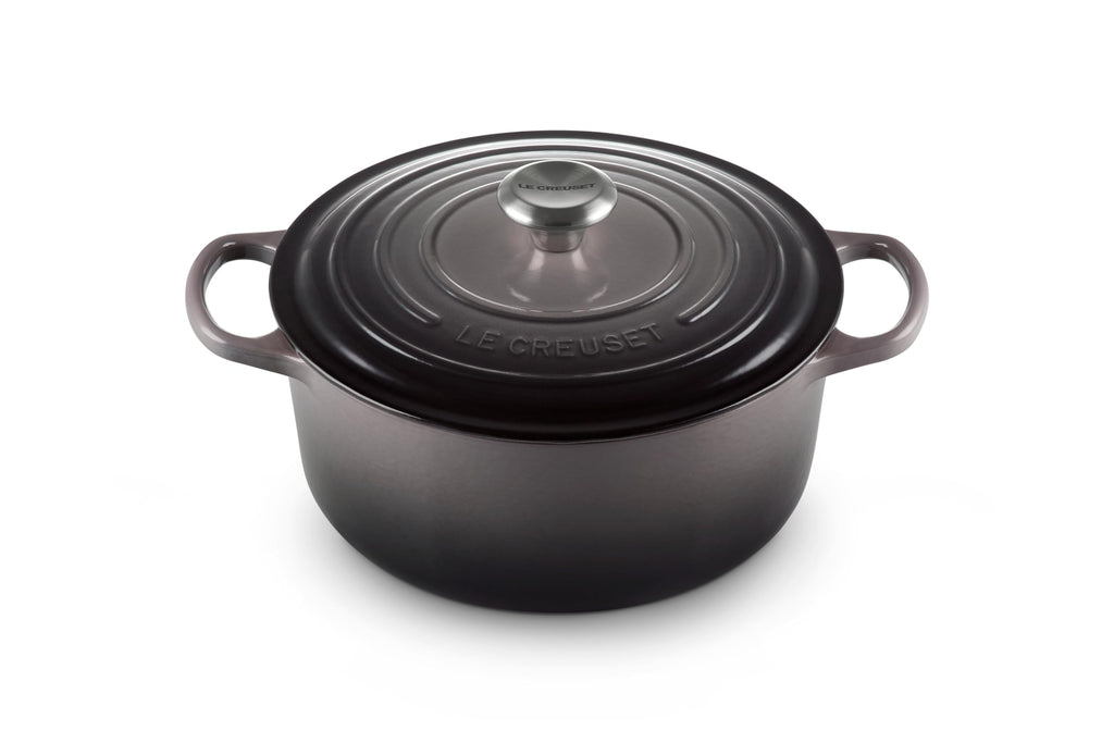 Le Creuset Enameled Cast Iron Signature Round Dutch Oven, 7.25 qt., Licorice