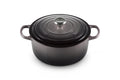 Le Creuset Enameled Cast Iron Signature Round Dutch Oven, 7.25 qt., Licorice