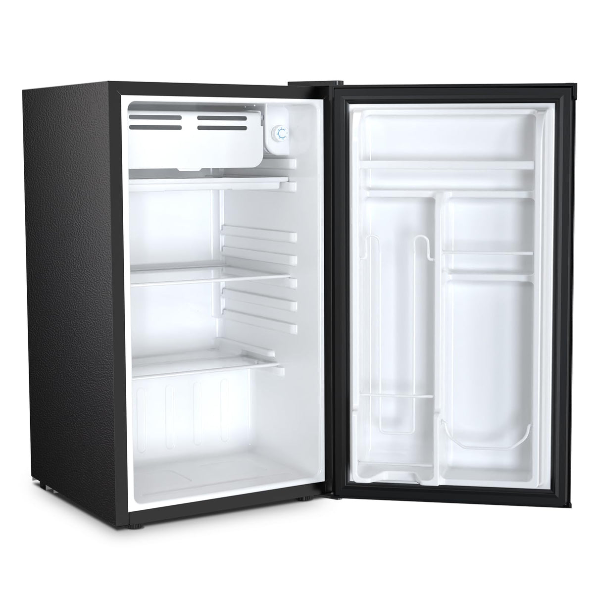 Antarctic Star 3.2 Cu.Ft. Mini Fridge with Freezer, Small Refrigerators with Adjustable Thermostat, Low Noise, Energy Saving, Compact Refrigerators