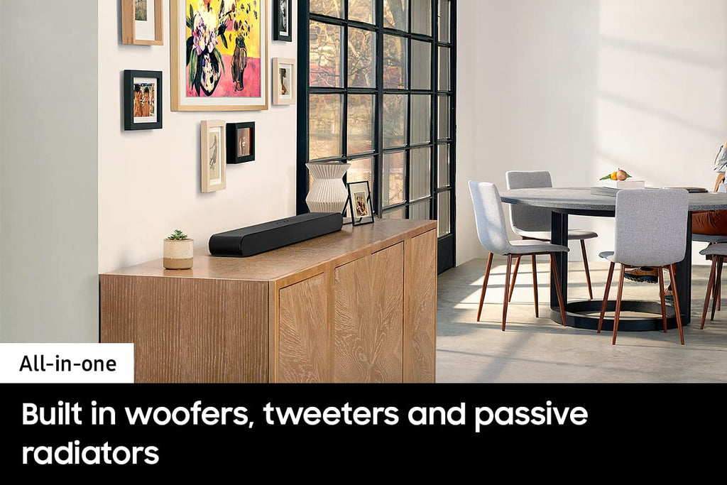 SAMSUNG S60D 5.0ch Soundbar w/Wireless Dolby Atmos Audio, All-in-One Design, Q-Symphony, SpaceFit Sound Pro, Adaptive Sound, Game Mode Pro with Alexa