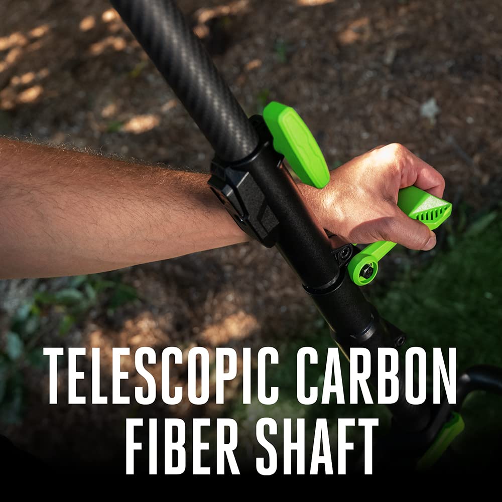 EGO Power+ Pole Saw, Cordless Electric Pole Saw for Tree Trimming with Telescopic LED Cut Line Indicator, Includes 56V 2.5Ah Battery and Charger