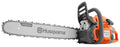 Husqvarna 455 Rancher Gas Chainsaw, 55-cc 3.5-HP, 2-Cycle X-Torq Engine, 20 Inch Chainsaw with Automatic Oiler, For Wood Cutting, Tree Trimming and
