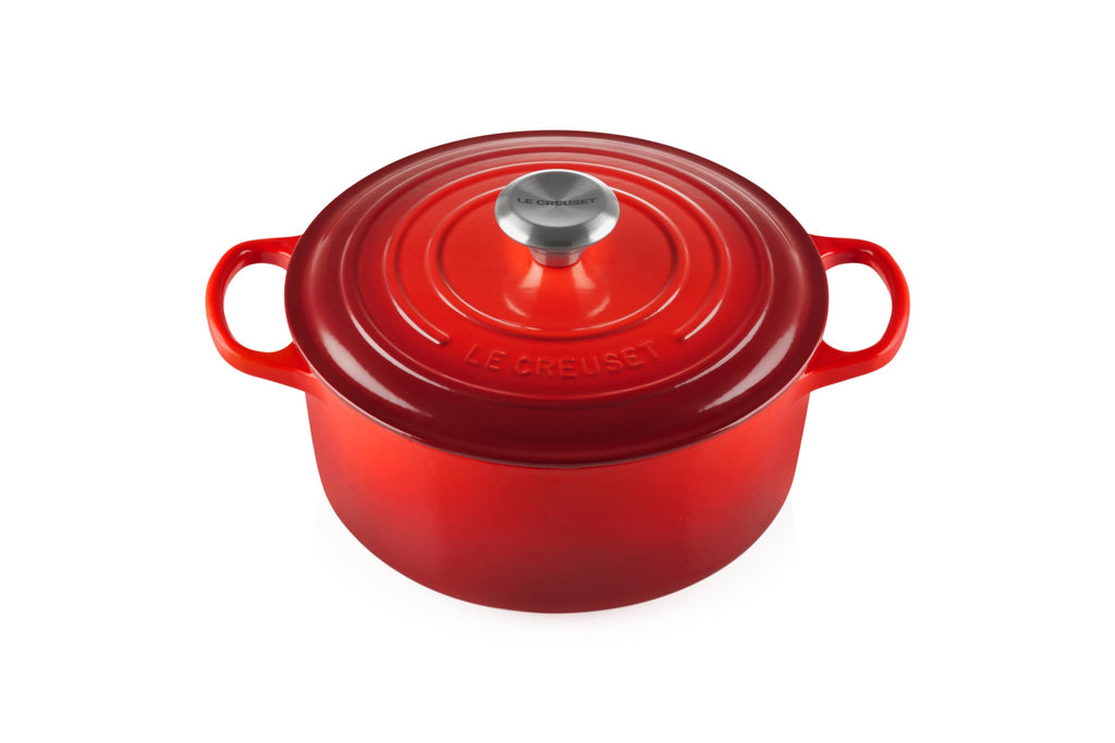 Le Creuset Enameled Cast Iron Signature Round Dutch Oven, 7.25 qt., Licorice