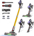 MONSGA Cordless Vacuum Cleaner, 45KPa 400W Stick Vacuum for Home, 50Mins Anti-Tangled Vacuum Cleaner with Charging Dock, Light-Weighted Handheld