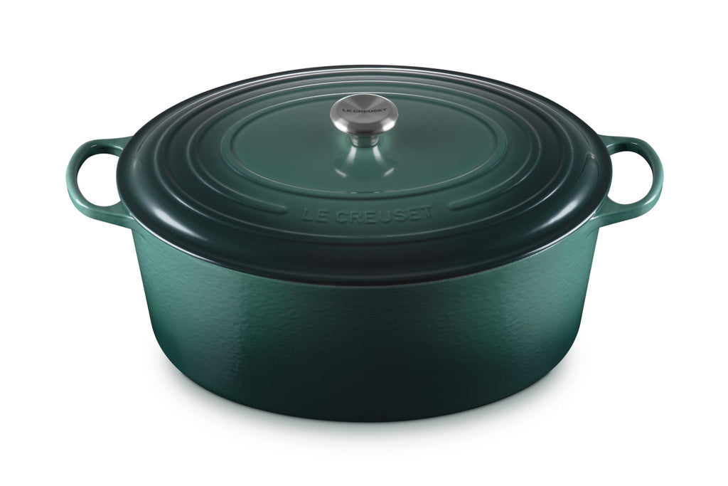 Le Creuset Enameled Cast Iron Signature Oval Dutch Oven, 8 qt., Cerise
