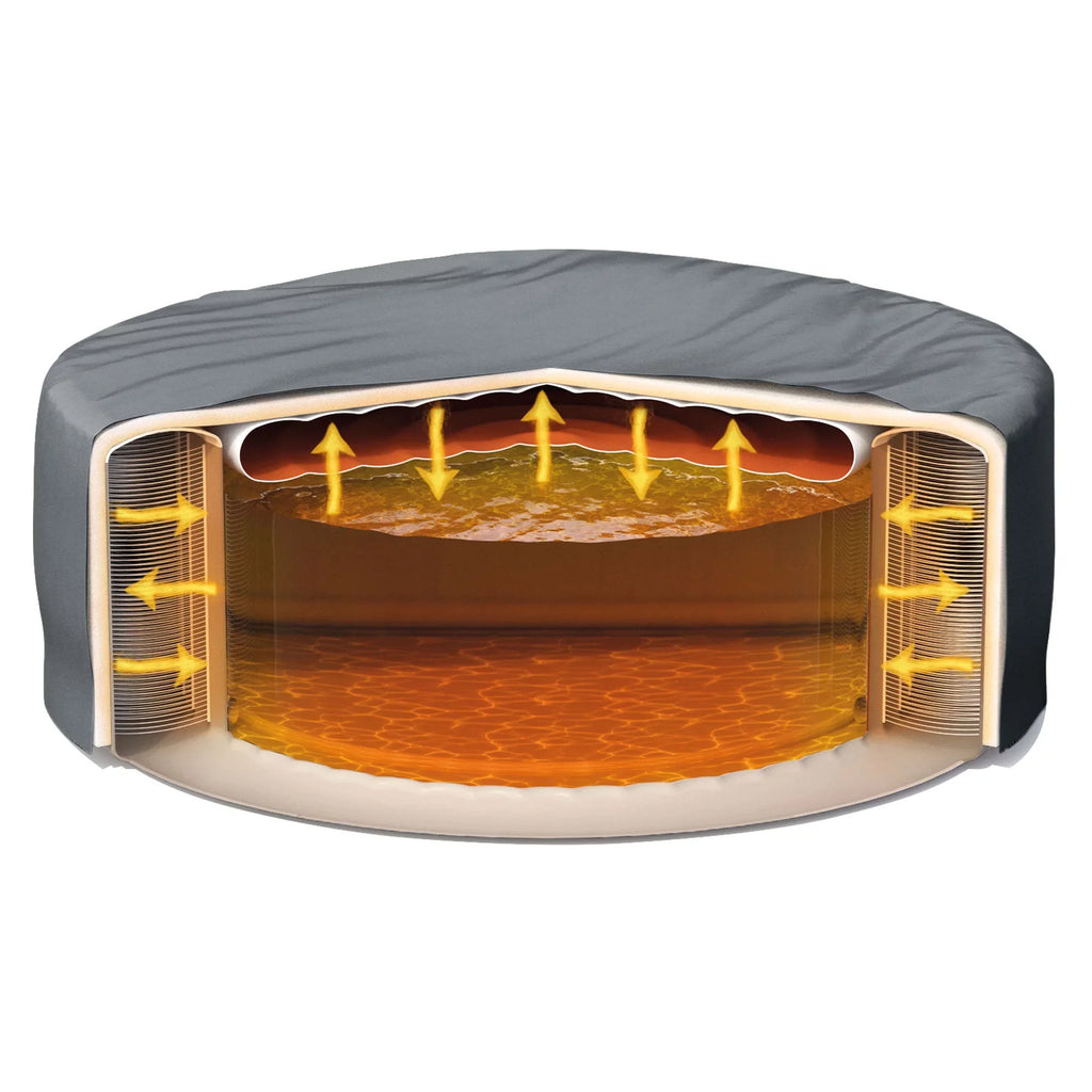 Intex + Hot Pack) Tray Intex (4 Tub Plus Accessories Inflatable PureSpa