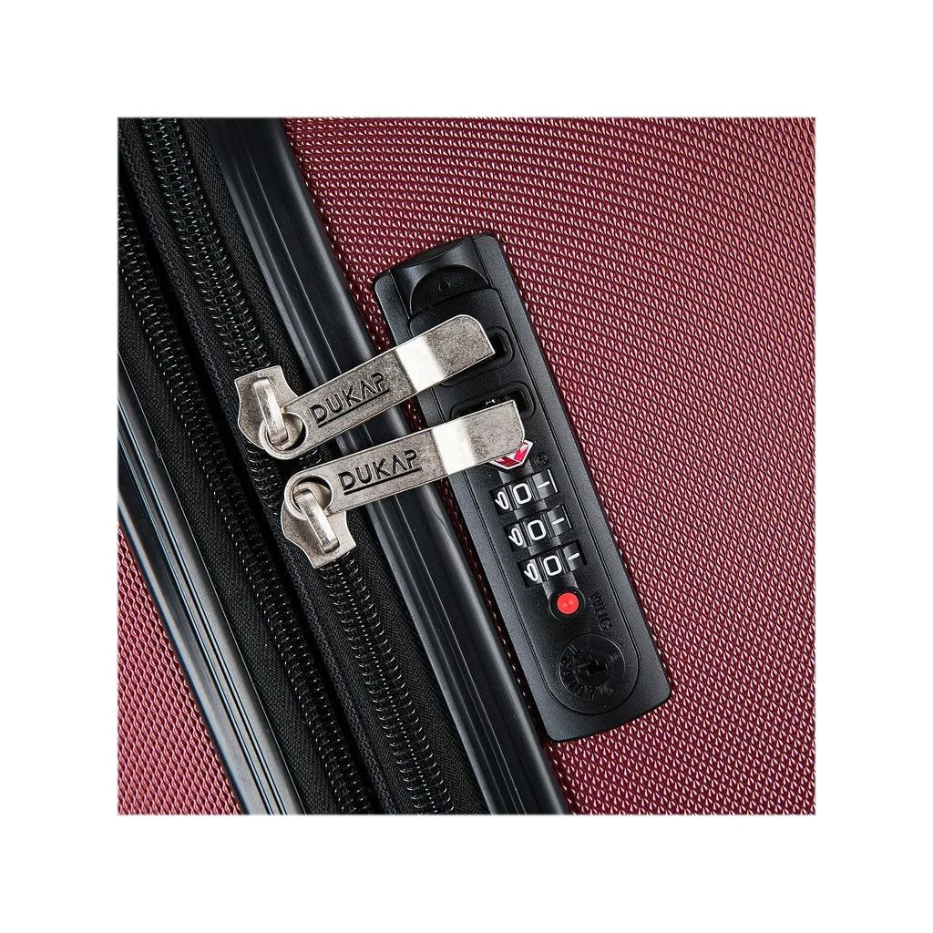 Intely DUKAP (DKINT0SM-WIN) 2-Piece Wine Luggage Set Plastic