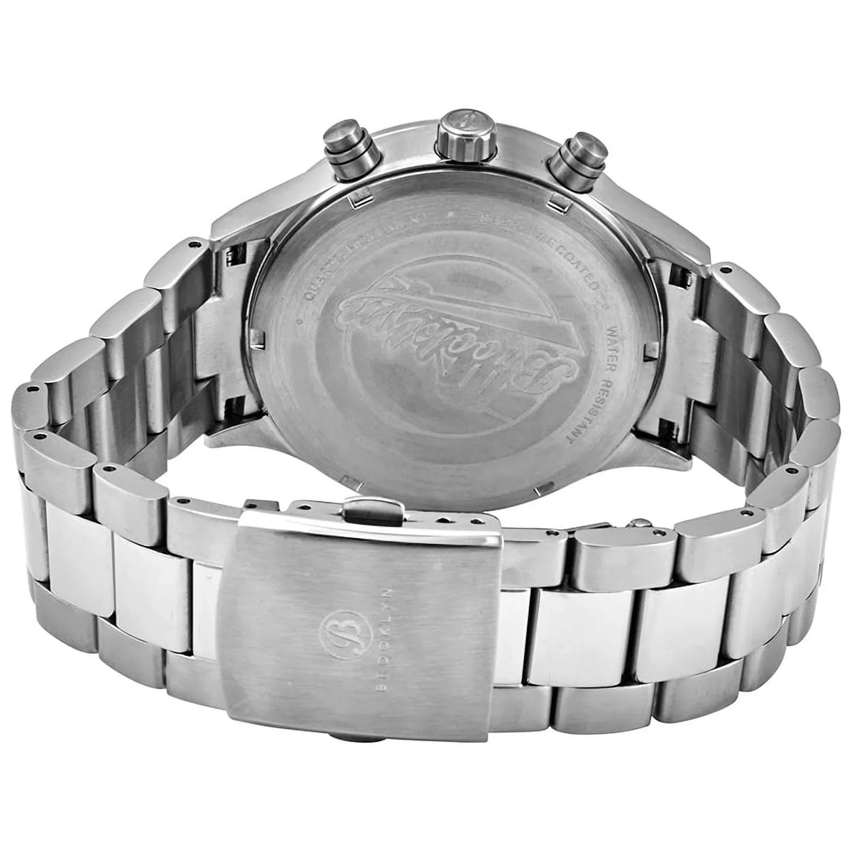 Brooklyn Watch Black 308-BLK-3 Brownstone Dial Bedford Quartz Men's Watch Co.