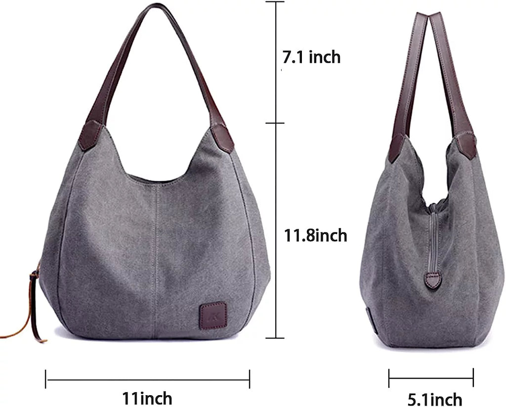 Purses Purse Handbags Totes Hobo Canvas Women Pocket Bags Multi Shoulder