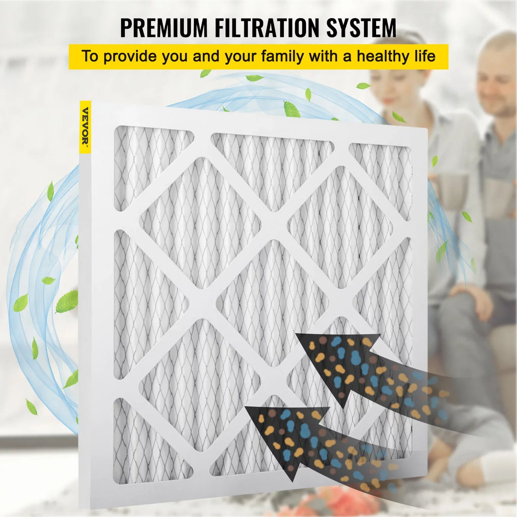 for DefendAir Set, Dri-Eaz Commercial Filter, Furnace 12pcs Bentism Air Particles, Filter Home, Pleated Capture 8, Filter, Fit Replacement Replacement, AC Good Filter MERV HEPA AC 16''x16'' for HVAC