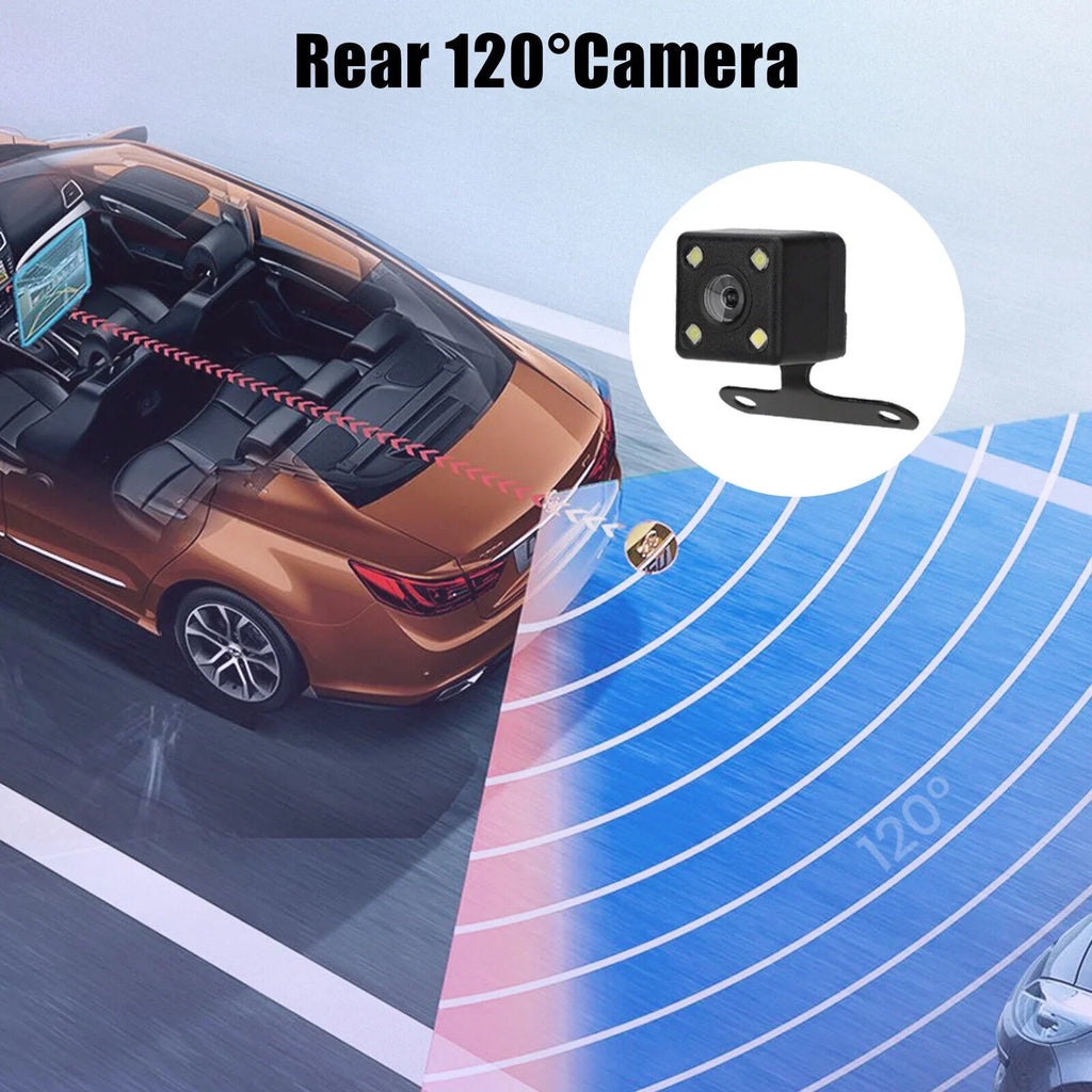1080P 2" Dash G-sensor Recorder Front/Rear/Inside Dual Video Lens Camera Car HD